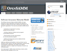 Tablet Screenshot of opensamm.org